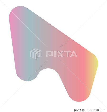 Abstract Gradient Fluid Shape element Modern Colorful blob Vector Illustration 136398136