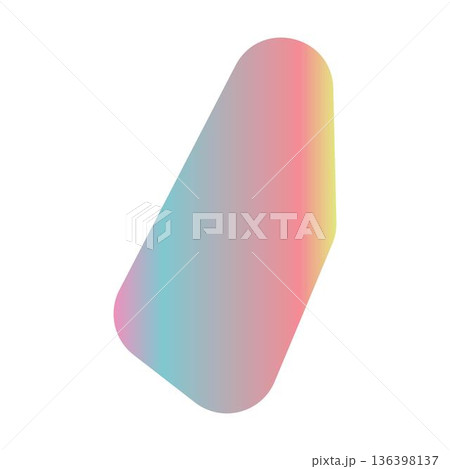 Abstract Gradient Fluid Shape element Modern Colorful blob Vector Illustration 136398137