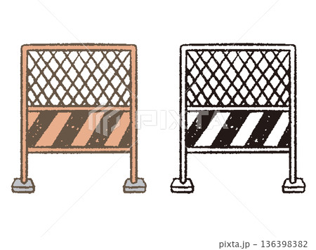 工事のパーティション 136398382