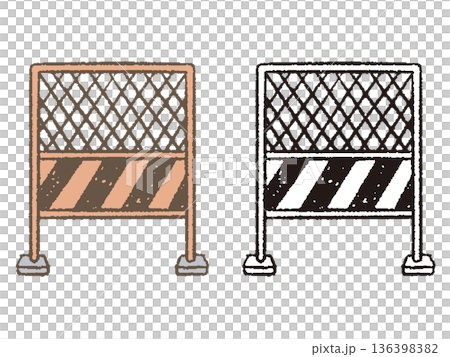 工事のパーティション 136398382