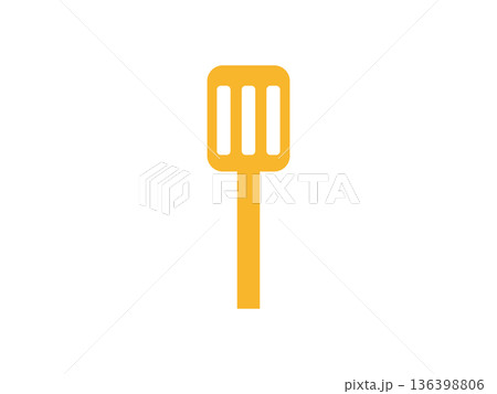 ヘラのアイコンのイラスト 136398806