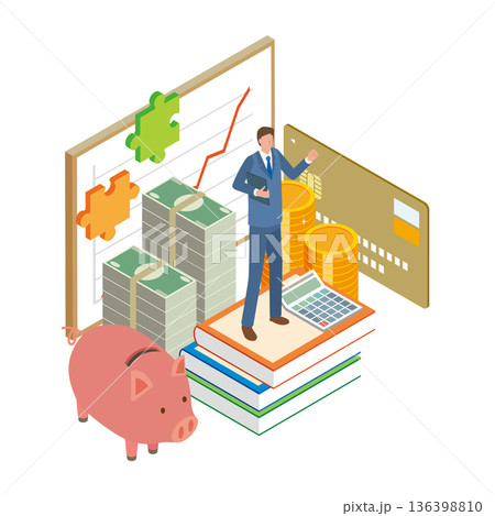 マネーリテラシーが高い男性 136398810