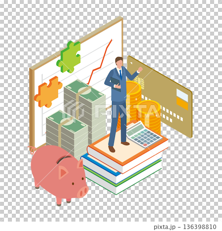 マネーリテラシーが高い男性 136398810