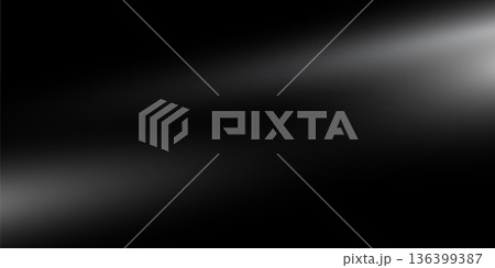 Light rays and shadows black background. Sun...のイラスト素材 [136399387] - PIXTA