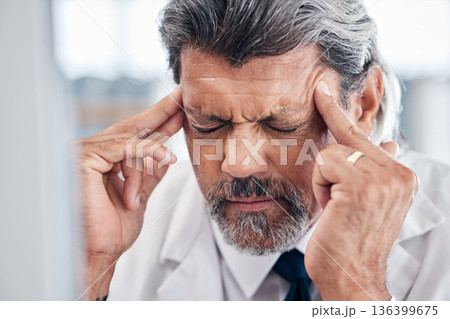 Headache, face and elderly business man depressed, frustrated and burnout from corporate mistake, stress or crisis. Human resources, migraine pain and senior HR person stress, problem or overwhelmed Headache, face and elderly business man depressed, frustrated and burnout from corporate mistake, stress or crisis. Human resources, migraine pain and senior HR person stress, problem or overwhelmed 136399675
