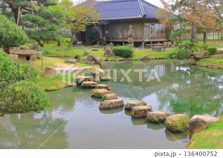 鳥取城址（久松山公園）仁風閣　庭園 136400752