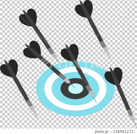 Illustration of capturing a target 136401215