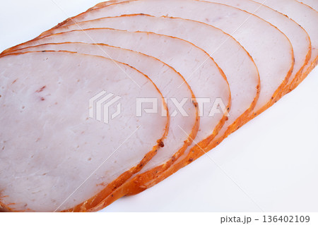 Lowfat protein prepared meals. Slimmed meat cuts ideal for healthy cooking. Healthconscious recipes benefit from carefully sliced lean meats suitable for nutritional plans 136402109