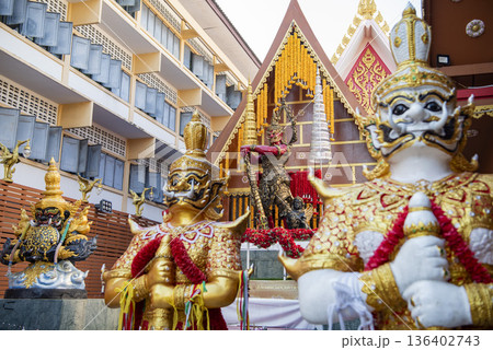 THAILAND NONTHABURI PAK KRET WAT KLANG THAILAND NONTHABURI PAK KRET WAT KLANG 136402743