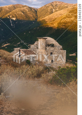 Ruins of Hajji Bendo Mosque in Borsh Castle Ruins of Hajji Bendo Mosque in Borsh Castle 136403109