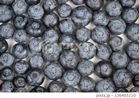 Bright healthy foods for social media. Fresh fruit bowls capturing lively breakfast scenes perfectly. Cheerful and colorful breakfast arrangements ideal for photos and menus 136403210