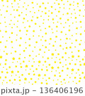 Seamless stars pattern gold yellow color on white background 136406196
