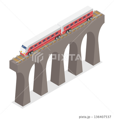 3D Isometric Flat  Illustration of Switzerland. Item 5 136407537
