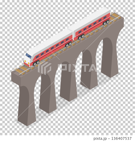 3D Isometric Flat Illustration of Switzerland. Item 5 3D Isometric Flat Illustration of Switzerland. Item 5 136407537