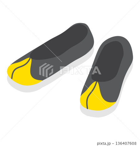 3D Isometric Flat  Illustration of South Korea National Symbols. Item 5 136407608