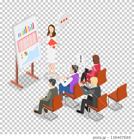 3D Isometric Flat Illustration of Healthcare Services. Item 1 3D Isometric Flat Illustration of Healthcare Services. Item 1 136407689