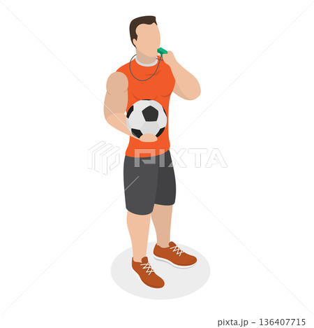 3D Isometric Flat  Illustration of Teachers. Item 3 136407715