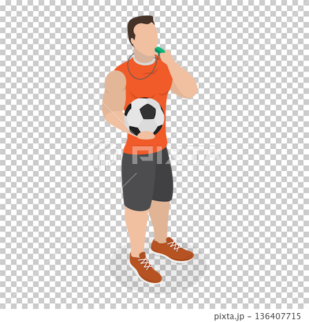 3D Isometric Flat  Illustration of Teachers. Item 3 136407715