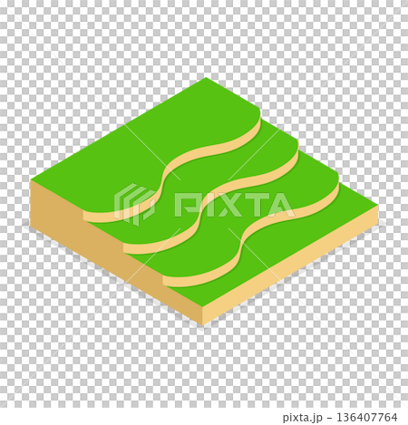 3D Isometric Flat Illustration of Gardening and Farming Approaches. Item 3 3D Isometric Flat Illustration of Gardening and Farming Approaches. Item 3 136407764