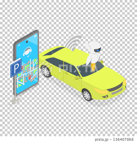 3D Isometric Flat Illustration of Artificial Intelligence Tech. Item 1 3D Isometric Flat Illustration of Artificial Intelligence Tech. Item 1 136407868
