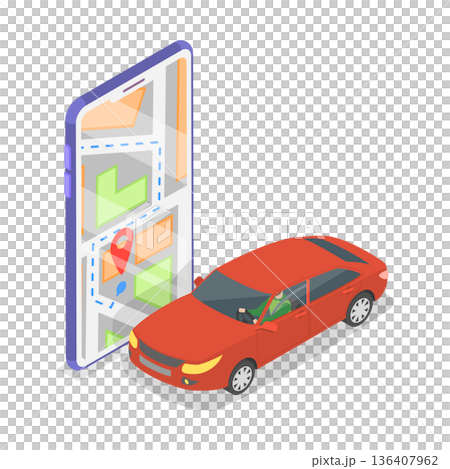 3D Isometric Flat Illustration of Urban...のイラスト素材 [136407962] - PIXTA
