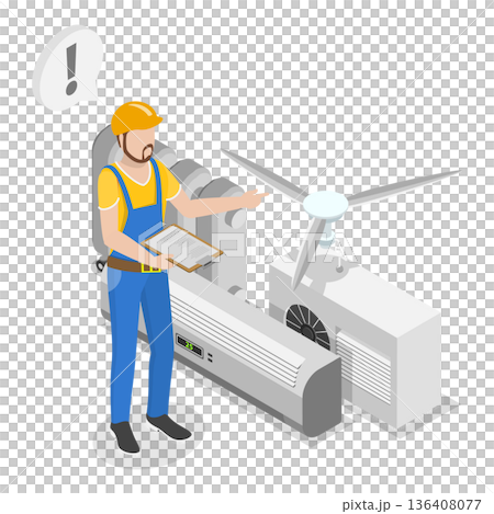 3D Isometric Flat Illustration of Safety Regulations and Health Inspection. Item 1 3D Isometric Flat Illustration of Safety Regulations and Health Inspection. Item 1 136408077