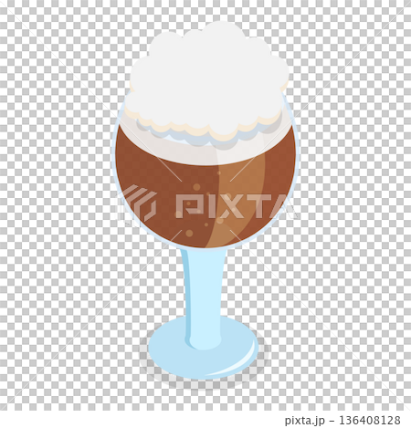 3D Isometric Flat  Illustration of Types Of Beer. Item 9 136408128
