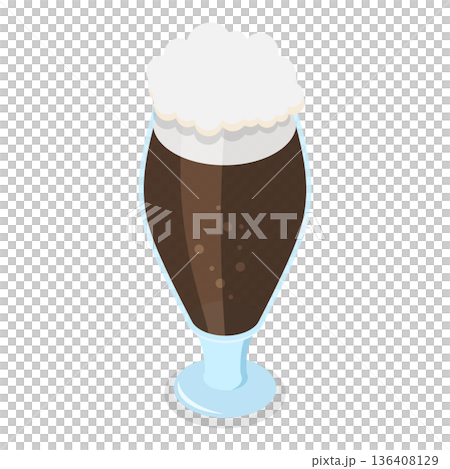 3D Isometric Flat Illustration of Types Of Beer. Item 8 3D Isometric Flat Illustration of Types Of Beer. Item 8 136408129