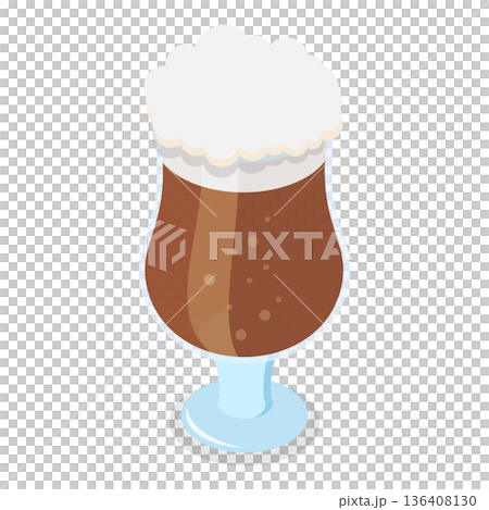 3D Isometric Flat  Illustration of Types Of Beer. Item 7 136408130