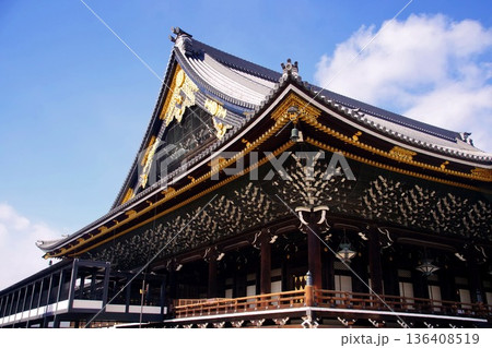 京都府 東本願寺・阿弥陀堂(重要文化財) 京都市 下京区 常葉町 2022年2月 京都府 東本願寺・阿弥陀堂(重要文化財) 京都市 下京区 常葉町 2022年2月 136408519