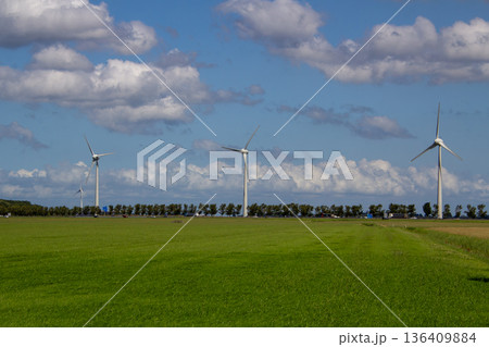 Wind turbines in Nothern Holland Wind turbines in Nothern Holland 136409884