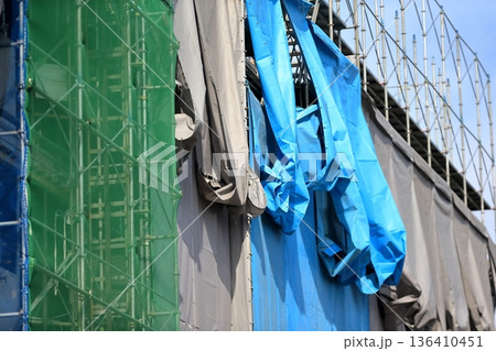 外部足場  (枠組足場)　イメージ 136410451