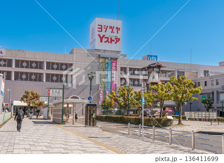 駅前風景　犬山駅 136411699