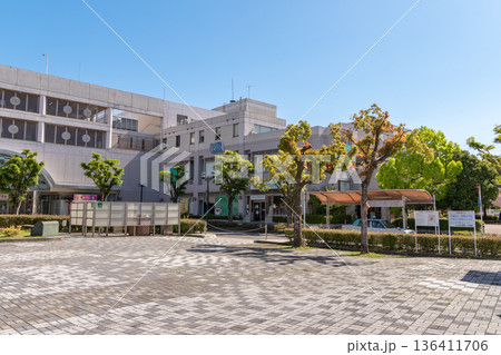 駅前風景　犬山駅 136411706