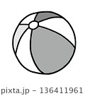 ビーチボール 136411961
