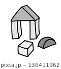 積み木 136411962