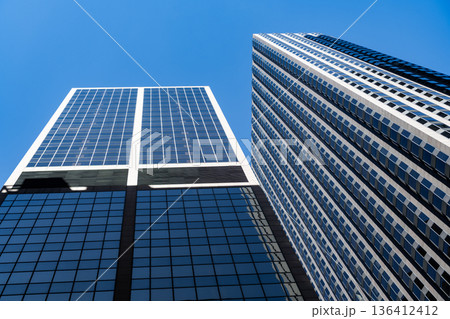 Modern city perspective. Skyscraper in metropolis city. City downtown with skyscraper in perspective. Perspective view. Skyscraper building architecture. Skyscraper with glassy facade. City Modern city perspective. Skyscraper in metropolis city. City downtown with skyscraper in perspective. Perspective view. Skyscraper building architecture. Skyscraper with glassy facade. City 136412412