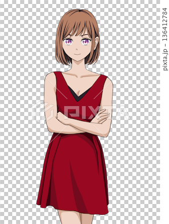 穿裙子的女人 136412784