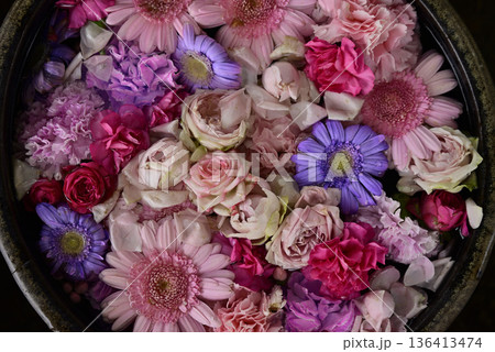 花手水 花手水 136413474