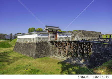 山形城 本丸一文字門 大手橋 山形県山形市 山形城 本丸一文字門 大手橋 山形県山形市 136413919