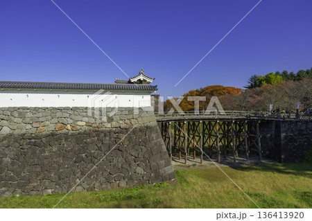 山形城 本丸一文字門 大手橋 山形県山形市 山形城 本丸一文字門 大手橋 山形県山形市 136413920