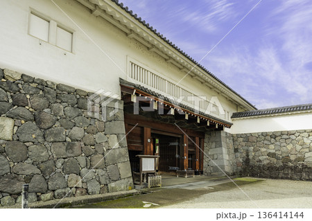 山形城　二ノ丸東大手門　櫓門　山形県山形市 136414144