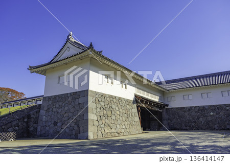山形城　二ノ丸東大手門　櫓門　山形県山形市 136414147