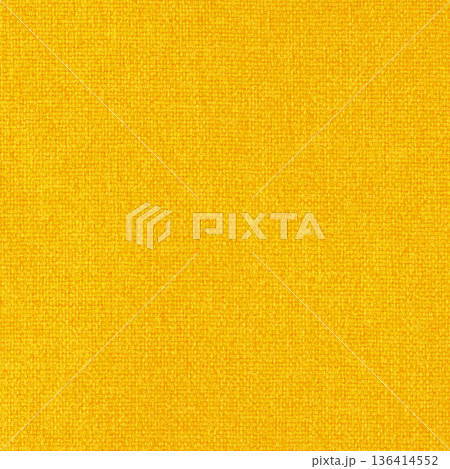 Yellow fabric cloth texture background, seamless pattern of natural textile. 136414552
