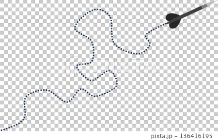 ターゲットを攻略するイラスト ターゲットを攻略するイラスト 136416195