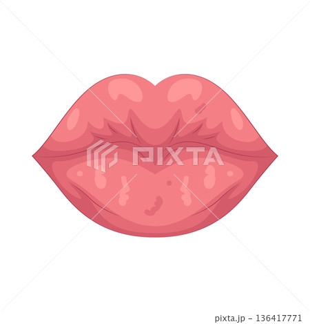 Illustration of Lips Illustration of Lips 136417771