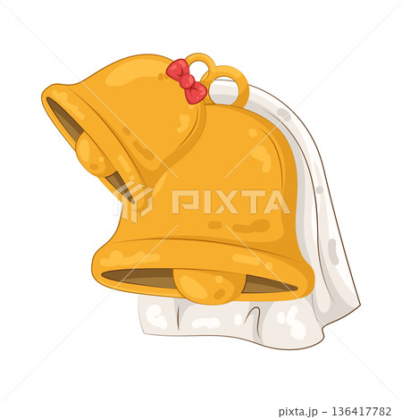 Illustration of Wedding bells Illustration of Wedding bells 136417782