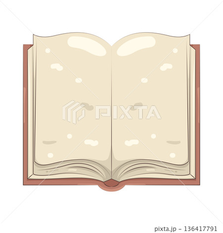 Illustration of open book 136417791