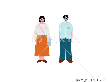 若い夫婦 136417930