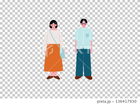 若い夫婦 136417930